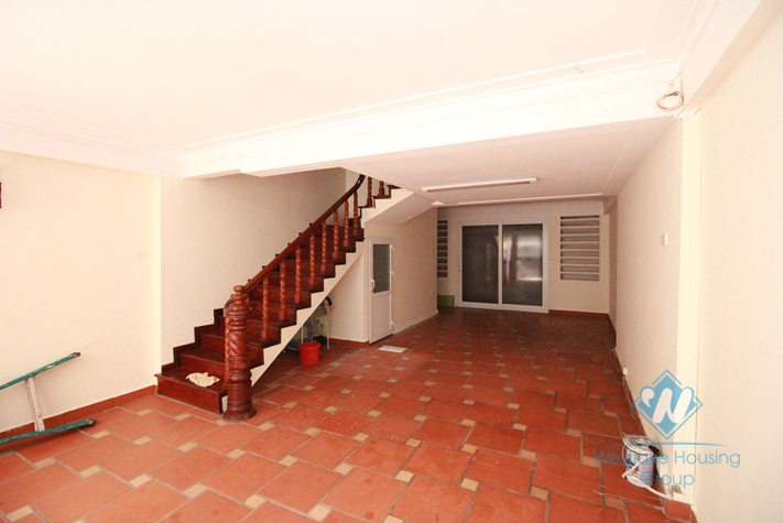 Newly renovated house with 05 bedrooms for rent in Xuan Dieu Street, Tay Ho, Hanoi.